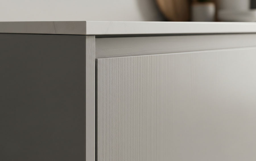 laminate cabinet close-up