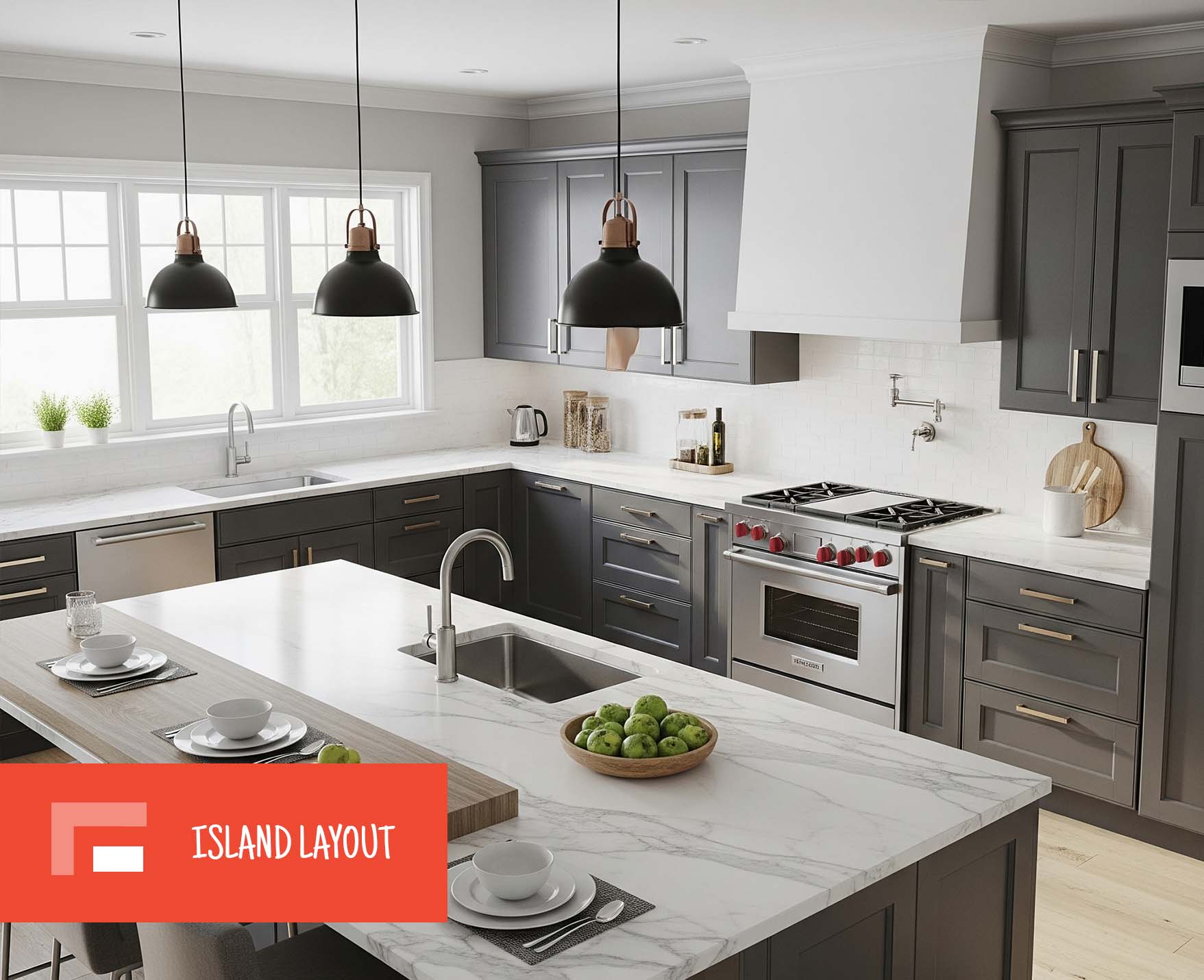 L-Shaped Kitchen Layout