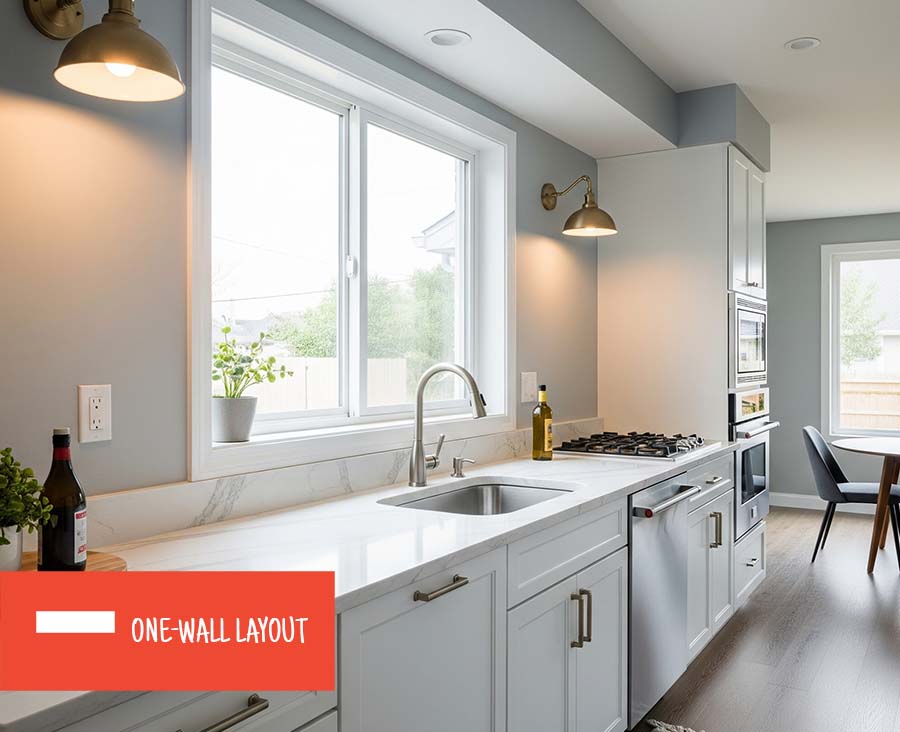 One Wall Kitchen Layout